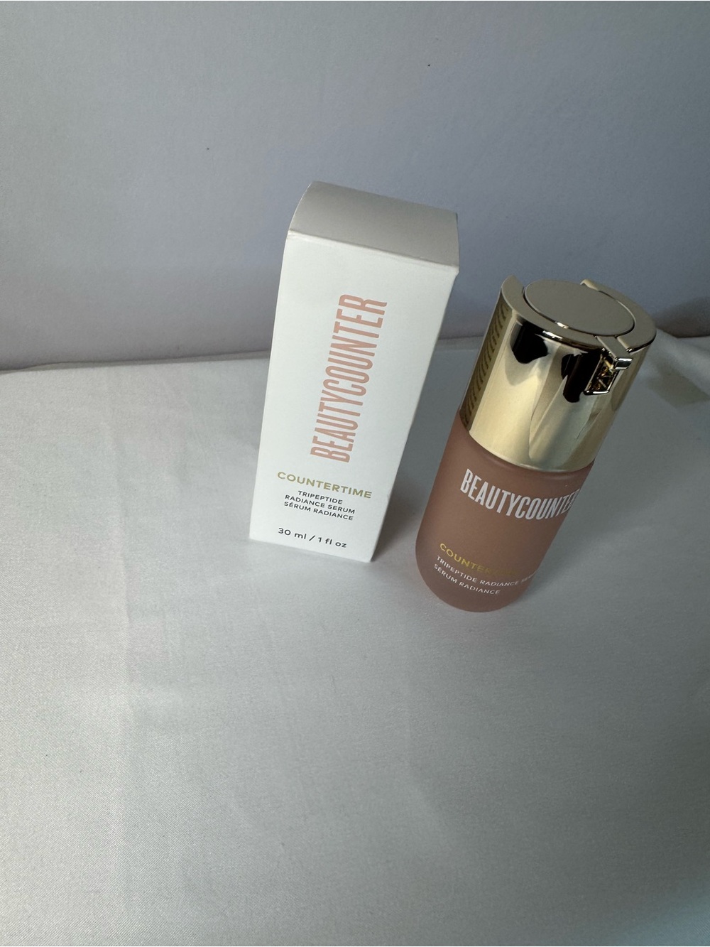 beautycounter Rose Gold and White Countertime Radiance Serum